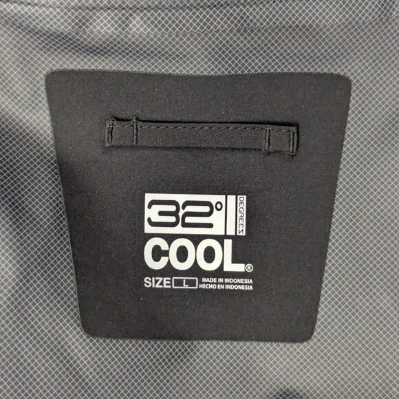 32 Degrees Cool Women’s Large Black Hooded Soft Shell Jacket Lightweight Stretch - Picture 5 of 10